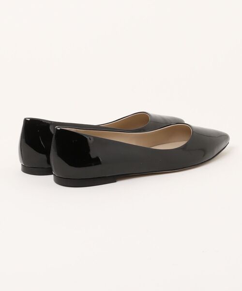 CORSO ROMA,9(コルソローマ)の「【CORSO ROMA,9/コルソローマ9】レザー バレーシューズ パンプス ローヒール(パンプス・レディース・ブラック/シルバー・37/36/38/39)」の3枚目の写真