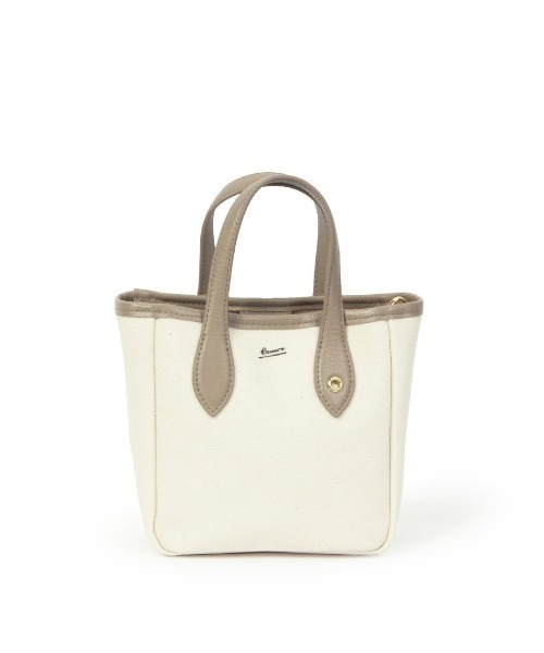 Beau're（ヴュレ）の「【BEAURE/ビュレ】キャンバス コーティング 2WAY ミニ トート（トートバッグ・レディース・ライトパープル/ブラック/シルバー/グレー/オレンジ・FREE）」の11枚目の写真