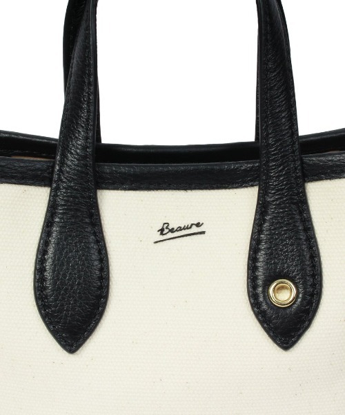 Beau're（ヴュレ）の「【BEAURE/ビュレ】キャンバス コーティング 2WAY ミニ トート（トートバッグ・レディース・ライトパープル/ブラック/シルバー/グレー/オレンジ・FREE）」の19枚目の写真