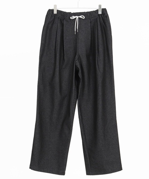 CAMBIO(カンビオ)の「mp13281-Jacquard Denim Two Tuck Wide Straight Pants デニムワイドパンツ(デニムパンツ・メンズ・ネイビー/ブルー・S/M/L)」の18枚目の写真
