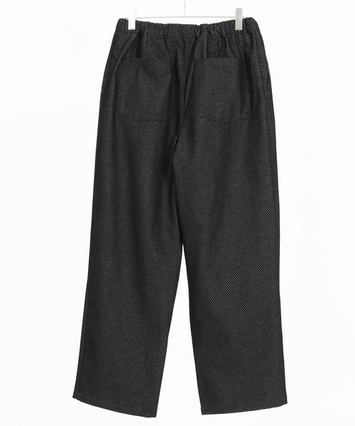 CAMBIO(カンビオ)の「mp13281-Jacquard Denim Two Tuck Wide Straight Pants デニムワイドパンツ(デニムパンツ・メンズ・ネイビー/ブルー・S/M/L)」の19枚目の写真