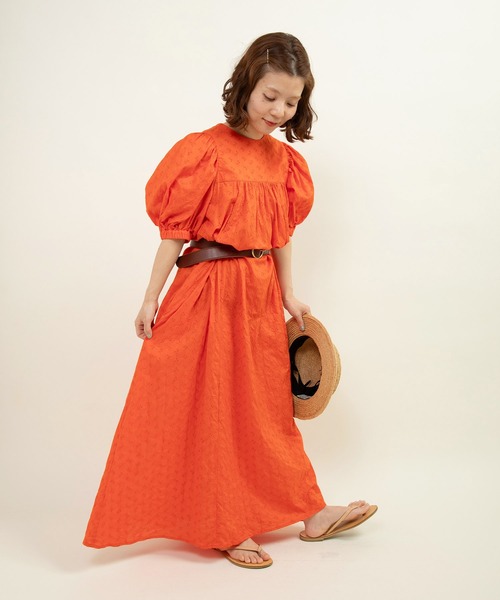 【新品タグ付き】CHILD WOMAN DotandStripes 赤ワンピース AMBIDEX Store CHILD WOMAN/Dot and Stripes CHILD WOMAN