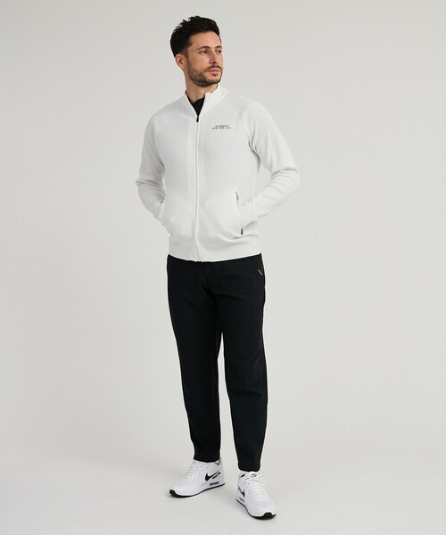 Saturdays Golf(サタデーズゴルフ)の「Knit Blouson(ブルゾン・メンズ・ブラック/ホワイト・L/S/M/XL)」の8枚目の写真