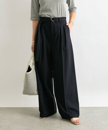 【品よく履けるチノパン】ベルテッドワイドチノ