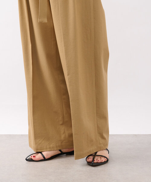 RIVE DROITE（リヴドロワ）の「【品よく履けるチノパン】ベルテッドワイドチノ（チノパンツ・レディース・ベージュ/ネイビー・36/38）」の16枚目の写真