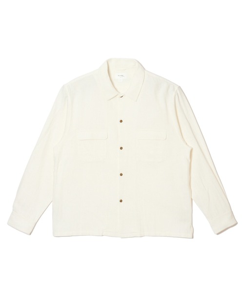 CRIMIE(クライミー)の「HEMP COTTON OPEN SHIRT(シャツ/ブラウス・メンズ・ホワイト/ブラック・XL/L/M/S/XXL)」の7枚目の写真