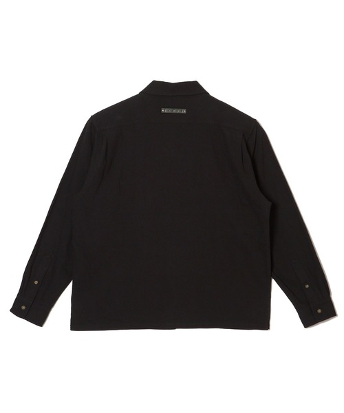 CRIMIE(クライミー)の「HEMP COTTON OPEN SHIRT(シャツ/ブラウス・メンズ・ホワイト/ブラック・XL/L/M/S/XXL)」の4枚目の写真