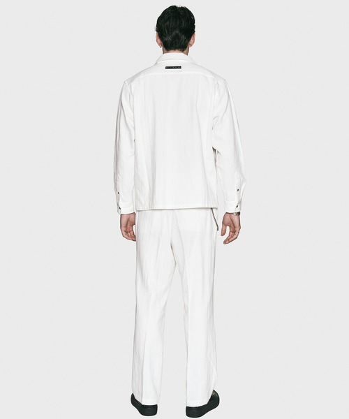 CRIMIE(クライミー)の「HEMP COTTON OPEN SHIRT(シャツ/ブラウス・メンズ・ホワイト/ブラック・XL/L/M/S/XXL)」の18枚目の写真