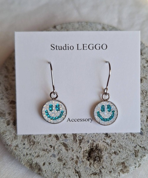 CERCA(チェルカ)の「Studio LEGGO/スマイルピアス/カラフル(ピアス(両耳用)・レディース・A/C/B/F/E/D/G/H・FREE)」の3枚目の写真