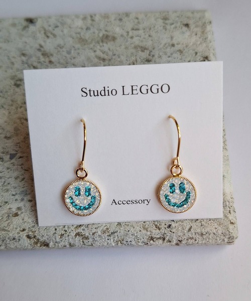 CERCA(チェルカ)の「Studio LEGGO/スマイルピアス/カラフル(ピアス(両耳用)・レディース・A/C/B/F/E/D/G/H・FREE)」の4枚目の写真