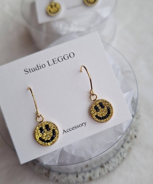 CERCA(チェルカ)の「Studio LEGGO/スマイルピアス/カラフル(ピアス(両耳用)・レディース・A/C/B/F/E/D/G/H・FREE)」の8枚目の写真
