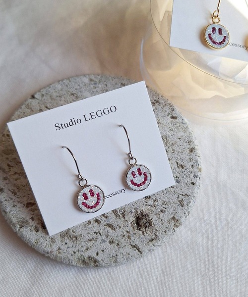 CERCA(チェルカ)の「Studio LEGGO/スマイルピアス/カラフル(ピアス(両耳用)・レディース・A/C/B/F/E/D/G/H・FREE)」の13枚目の写真