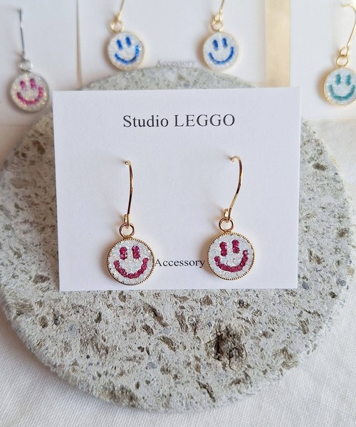 CERCA(チェルカ)の「Studio LEGGO/スマイルピアス/カラフル(ピアス(両耳用)・レディース・A/C/B/F/E/D/G/H・FREE)」の15枚目の写真