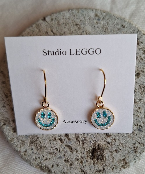 CERCA(チェルカ)の「Studio LEGGO/スマイルピアス/カラフル(ピアス(両耳用)・レディース・A/C/B/F/E/D/G/H・FREE)」の9枚目の写真