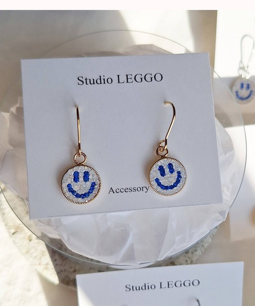 CERCA(チェルカ)の「Studio LEGGO/スマイルピアス/カラフル(ピアス(両耳用)・レディース・A/C/B/F/E/D/G/H・FREE)」の12枚目の写真