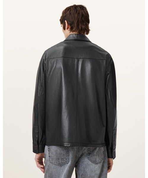 AllSaints/レザージャケット ブラックレザージャケット | オールセインツ 公式オンラインストア