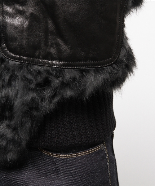 HYSTERIC GLAMOUR（ヒステリックグラマー）の「LEOPARD総柄ラビットJK