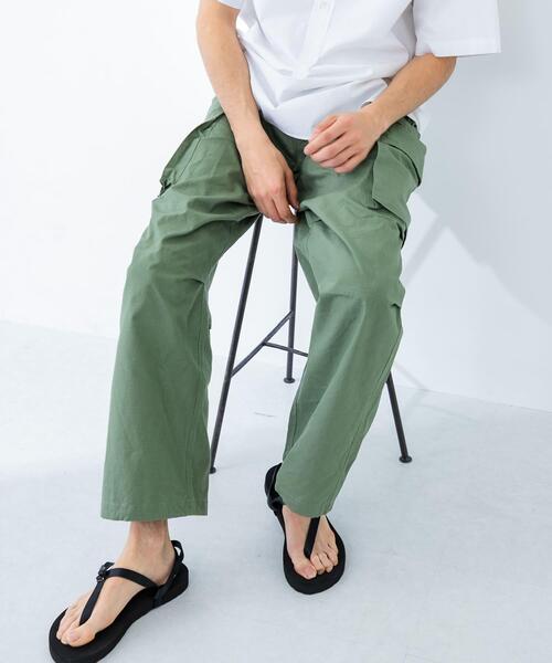 URBAN RESEARCH（アーバンリサーチ）の「URBAN RESEARCH iD　コットンリップストップカーゴパンツ（その他パンツ・メンズ・ブラック/カーキ・MEDIUM/LARGE）」の13枚目の写真