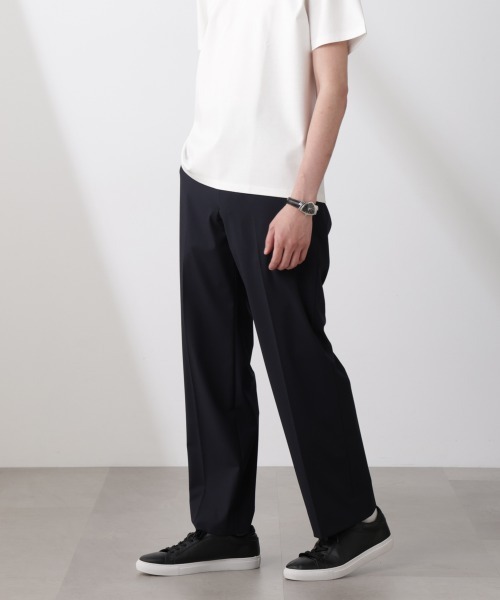 セール】「N TROUSERS BASIC」トロピカルストレッチストレートパンツ