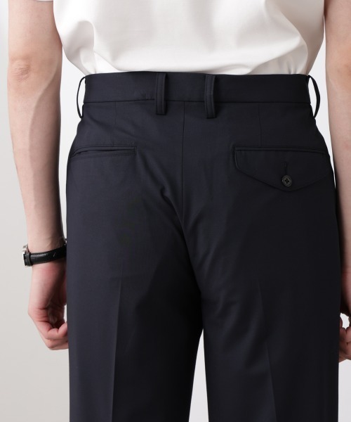 NANO universe(ナノユニバース)の「「N TROUSERS BASIC」トロピカルストレッチストレートパンツ(スラックス・メンズ・ダークネイビー/チャコール・L/M/S)」の19枚目の写真