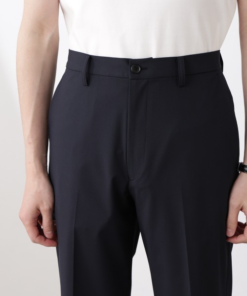 NANO universe(ナノユニバース)の「「N TROUSERS BASIC」トロピカルストレッチストレートパンツ(スラックス・メンズ・ダークネイビー/チャコール・L/M/S)」の17枚目の写真