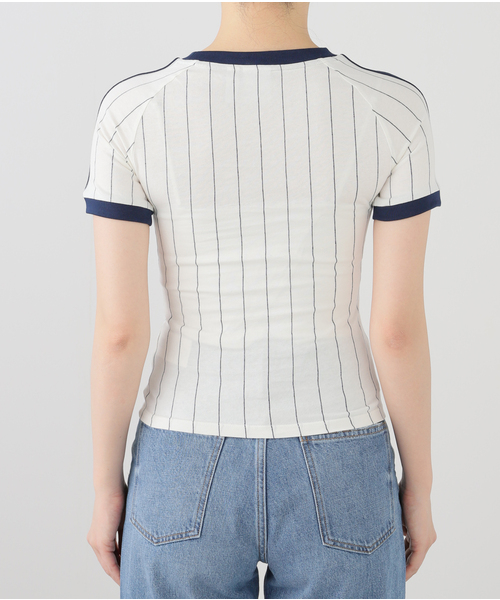 JOINT WORKS（ジョイントワークス）の「adidas / アディダス GRAPHIC CALI T（Tシャツ/カットソー・レディース・ホワイト/スカイブルー・SMALL）」の14枚目の写真