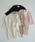 CLANE�i�N���l�j�́uH/N HALF SLEEVE RIB KNIT TOPS�i�j�b�g/�Z�[�^�[�j�v�b�A�C�{���[