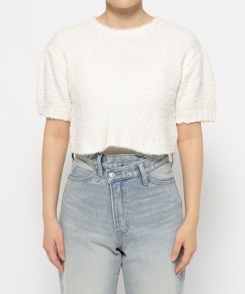 LOWRYS FARM(ローリーズファーム)の「モールニットプルオーバー 289294(ニット/セーター・レディース・ブラウン/グリーン/アイボリー・FREE)」の4枚目の写真