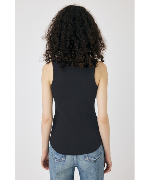 MOUSSY（マウジー）の「BASIC RIB タンクトップ（タンクトップ・レディース・ホワイト/ライトブラック・FREE）」の10枚目の写真