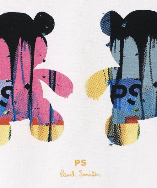 PS Paul Smith（ピーエスポールスミス）の「"Painted Mini Bears" Tシャツ / 152564 011R（Tシャツ/カットソー・メンズ・ブラック/ライトグリーン/ホワイト・SMALL/MEDIUM/LARGE/X-LARGE/XX-LARGE）」の7枚目の写真