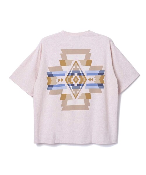 PENDLETON(ペンドルトン)の「【PENDLETON/ペンドルトン】バックプリントTシャツ ワンポイントロゴ(Tシャツ/カットソー・メンズ・ミント/ピンク/オフホワイト/アイボリー/ブラック・M/L/XL)」の5枚目の写真