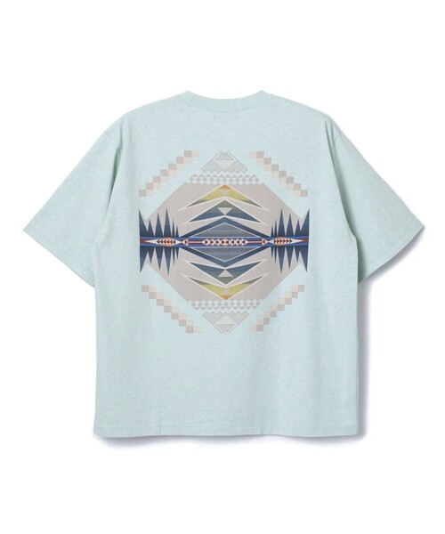 PENDLETON(ペンドルトン)の「【PENDLETON/ペンドルトン】バックプリントTシャツ ワンポイントロゴ(Tシャツ/カットソー・メンズ・ミント/ピンク/オフホワイト/アイボリー/ブラック・M/L/XL)」の4枚目の写真