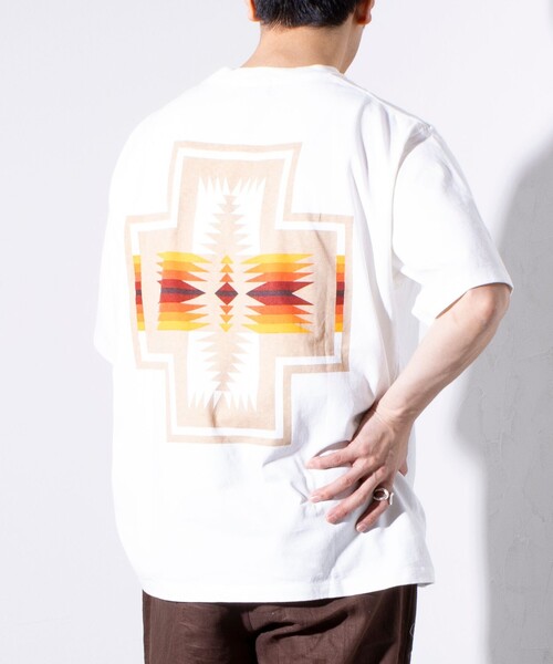 PENDLETON(ペンドルトン)の「【PENDLETON/ペンドルトン】バックプリントTシャツ ワンポイントロゴ(Tシャツ/カットソー・メンズ・ミント/ピンク/オフホワイト/アイボリー/ブラック・M/L/XL)」の18枚目の写真