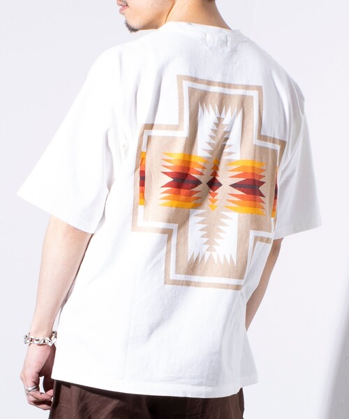 PENDLETON(ペンドルトン)の「【PENDLETON/ペンドルトン】バックプリントTシャツ ワンポイントロゴ(Tシャツ/カットソー・メンズ・ミント/ピンク/オフホワイト/アイボリー/ブラック・M/L/XL)」の19枚目の写真