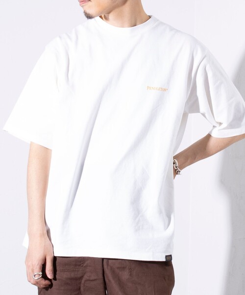 PENDLETON(ペンドルトン)の「【PENDLETON/ペンドルトン】バックプリントTシャツ ワンポイントロゴ(Tシャツ/カットソー・メンズ・ミント/ピンク/オフホワイト/アイボリー/ブラック・M/L/XL)」の20枚目の写真