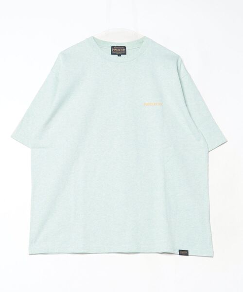 PENDLETON(ペンドルトン)の「【PENDLETON/ペンドルトン】バックプリントTシャツ ワンポイントロゴ(Tシャツ/カットソー・メンズ・ミント/ピンク/オフホワイト/アイボリー/ブラック・M/L/XL)」の9枚目の写真