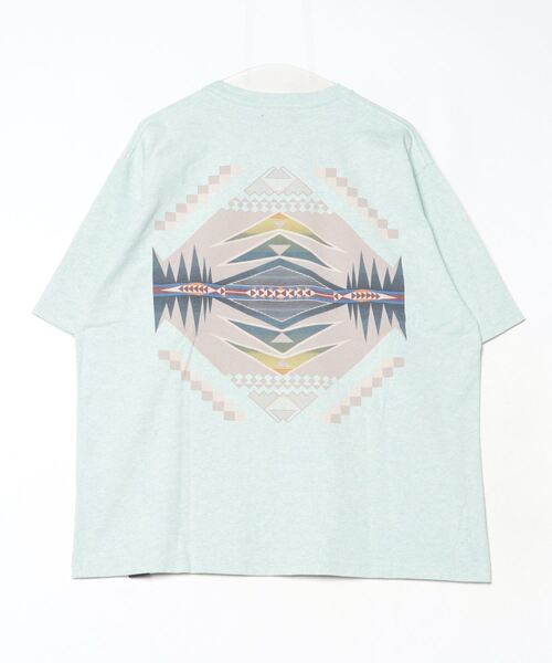 PENDLETON(ペンドルトン)の「【PENDLETON/ペンドルトン】バックプリントTシャツ ワンポイントロゴ(Tシャツ/カットソー・メンズ・ミント/ピンク/オフホワイト/アイボリー/ブラック・M/L/XL)」の8枚目の写真