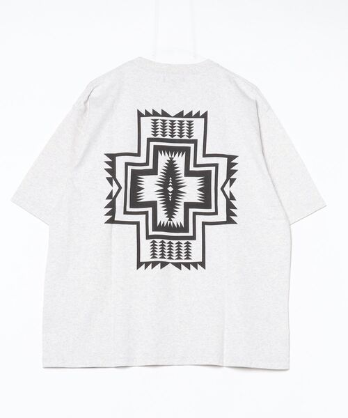 PENDLETON(ペンドルトン)の「【PENDLETON/ペンドルトン】バックプリントTシャツ ワンポイントロゴ(Tシャツ/カットソー・メンズ・ミント/ピンク/オフホワイト/アイボリー/ブラック・M/L/XL)」の12枚目の写真