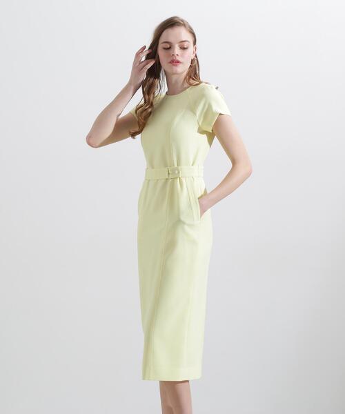 PINKY&DIANNE（ピンキーアンドダイアン）の「◆ラグランステッチベルト付きワンピース（ワンピース・レディース・ピンク/イエロー/ネイビー・38/36/34）」の16枚目の写真