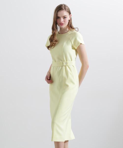 PINKY&DIANNE（ピンキーアンドダイアン）の「◆ラグランステッチベルト付きワンピース（ワンピース・レディース・ピンク/イエロー/ネイビー・38/36/34）」の17枚目の写真