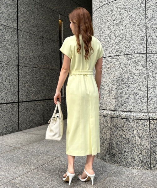 ◇ラグランステッチベルト付きワンピース（ワンピース