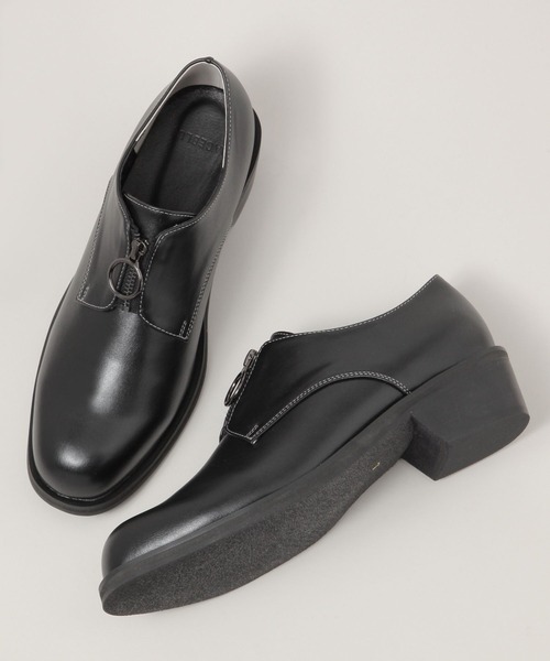 RAGEBLUE(レイジブルー)の「シンセティックレザー/リングジップヒールシューズ(ドレスシューズ・メンズ・ブラック・MEDIUM/LARGE/SMALL)」の11枚目の写真