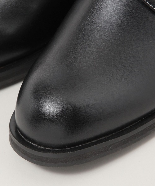 RAGEBLUE(レイジブルー)の「シンセティックレザー/リングジップヒールシューズ(ドレスシューズ・メンズ・ブラック・MEDIUM/LARGE/SMALL)」の5枚目の写真