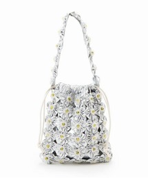 Kinetics（キネティクス）の「HEY! MRS ROSE YOYO QUILTバッグ（ヘイ！ミセスローズ ヨーヨー キルトバッグ）（トートバッグ）」