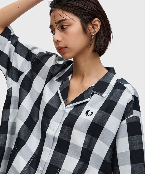 Monochrome Check Shirt／モノクロチェックシャツ（シャツ