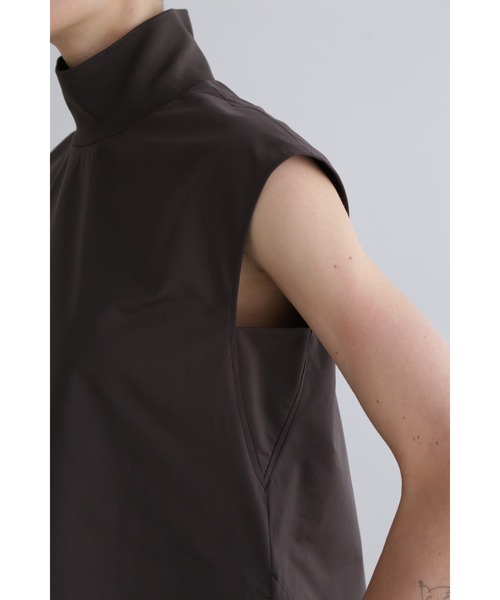 LE PHIL(ルフィル)の「◆テックスブリッドハイゲージブラウス(Tシャツ/カットソー・レディース・ブラウン/ブラック/ホワイト・F)」の8枚目の写真