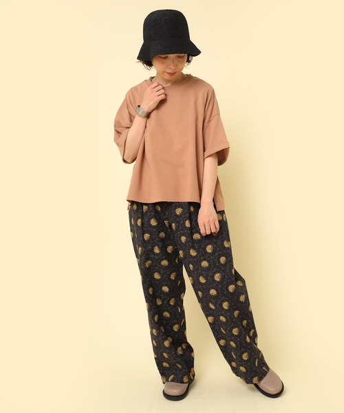 RNA-N（アールエヌエーエヌ）の「R4343 ＩＶＹ　ＦＬＯＷＥＲプリントパンツ（その他パンツ・レディース・ブルーグレー/キナリ/ブラック・FREE）」の22枚目の写真
