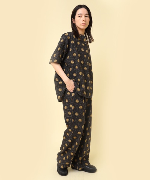 RNA-N（アールエヌエーエヌ）の「R4343 ＩＶＹ　ＦＬＯＷＥＲプリントパンツ（その他パンツ・レディース・ブルーグレー/キナリ/ブラック・FREE）」の21枚目の写真