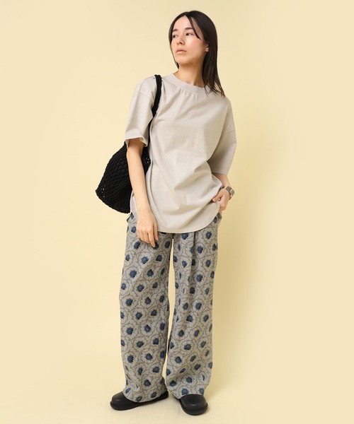 RNA-N（アールエヌエーエヌ）の「R4343 ＩＶＹ　ＦＬＯＷＥＲプリントパンツ（その他パンツ・レディース・ブルーグレー/キナリ/ブラック・FREE）」の18枚目の写真