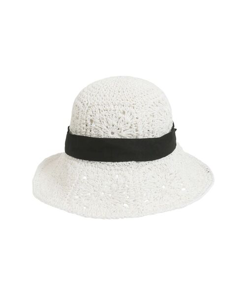 MERCURYDUO（マーキュリーデュオ）の「ストローつば広ハット（ハット・レディース・オフホワイト/ブラック/ベージュ・FREE）」の9枚目の写真